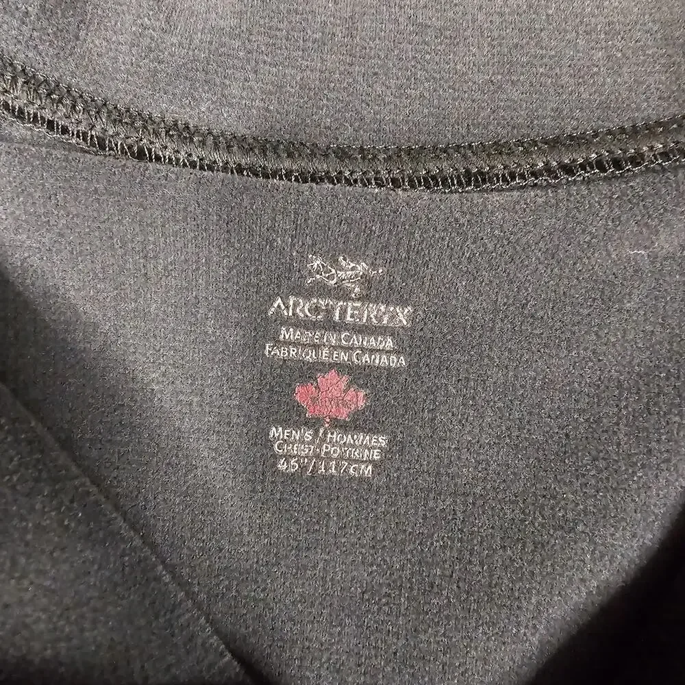Arc'teryx Covert 1/2 Zip Pullover XL Polartec Fleece Jacket Black Tactical Work - Picture 4 of 9